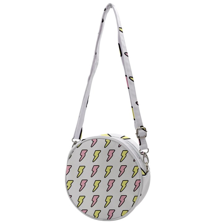 Pattern Cute Flash Design Crossbody Circle Bag