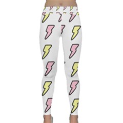 Pattern Cute Flash Design Classic Yoga Leggings by brightlightarts