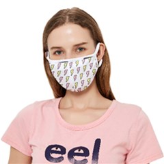 Pattern Cute Flash Design Crease Cloth Face Mask (adult)