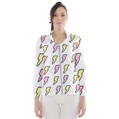 Pattern Cute Flash Design Women s Windbreaker by brightlightarts