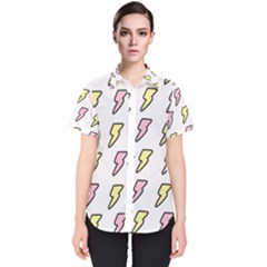 Pattern Cute Flash Design Women s Short Sleeve Shirt