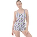 Pattern Cute Flash Design Boyleg Tankini Set  View1