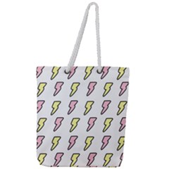 Pattern Cute Flash Design Full Print Rope Handle Tote (large) by brightlightarts