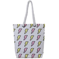 Pattern Cute Flash Design Full Print Rope Handle Tote (small) by brightlightarts