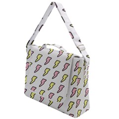 Pattern Cute Flash Design Box Up Messenger Bag by brightlightarts