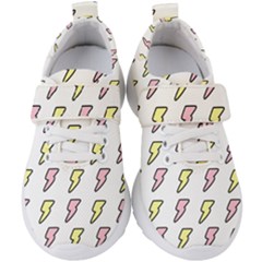 Pattern Cute Flash Design Kids  Velcro Strap Shoes