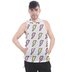 Pattern Cute Flash Design Men s Sleeveless Hoodie by brightlightarts