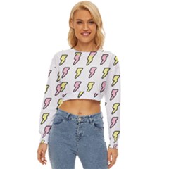 Pattern Cute Flash Design Lightweight Long Sleeve Sweatshirt