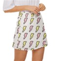 Pattern Cute Flash Design Mini Front Wrap Skirt View3