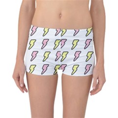 Pattern Cute Flash Design Reversible Boyleg Bikini Bottoms