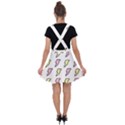 Pattern Cute Flash Design Velvet Suspender Skater Skirt View2