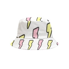 Pattern Cute Flash Design Inside Out Bucket Hat (kids) by brightlightarts