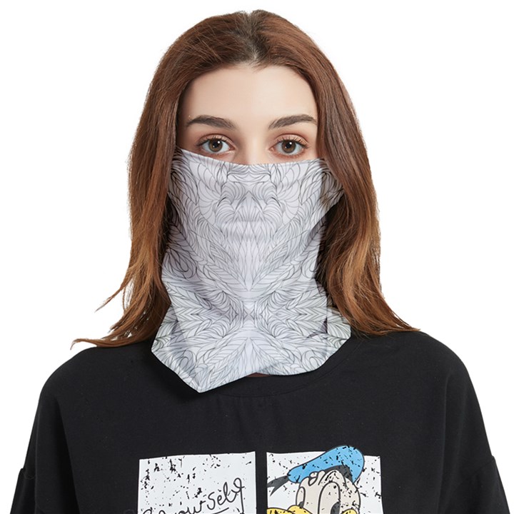 Mono Repeats Iii Face Covering Bandana (Two Sides)