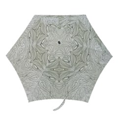 Mono Repeats Mini Folding Umbrellas by kaleidomarblingart