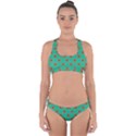 ethnic circular print Cross Back Hipster Bikini Set View1