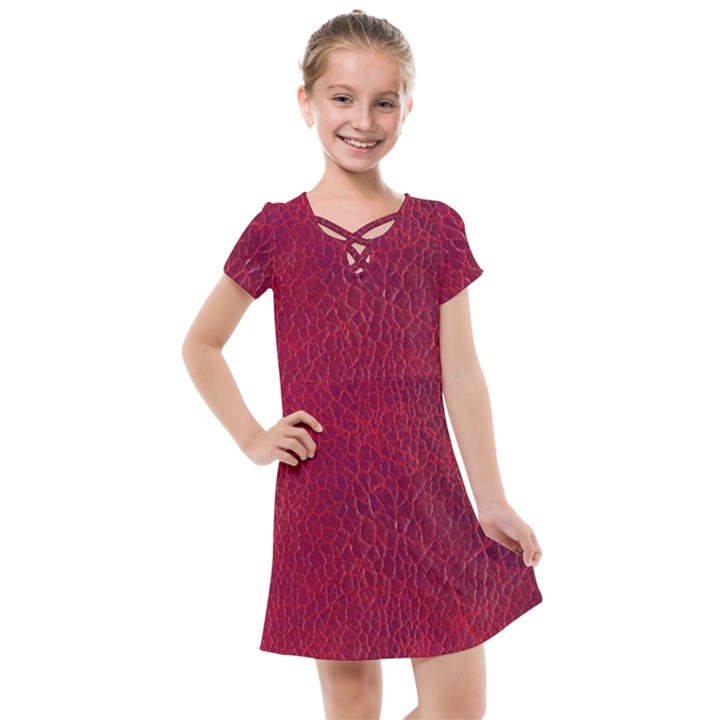 Cracked Leather 2 Kids  Cross Web Dress