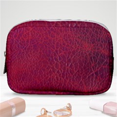 Cracked Leather 2 Make Up Pouch (small)