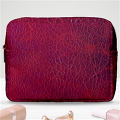 Cracked Leather 2 Make Up Pouch (large)