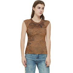 Aged Leather Women s Raglan Cap Sleeve Tee