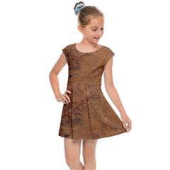 Aged Leather Kids  Cap Sleeve Dress by skindeep