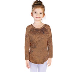 Aged Leather Kids  Long Sleeve Tee