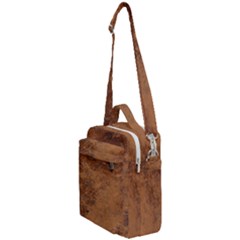 Aged Leather Crossbody Day Bag by skindeep