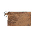 Aged Leather Canvas Cosmetic Bag (Small) View1