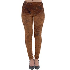 Aged Leather Lightweight Velour Leggings by skindeep