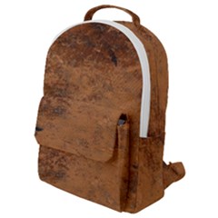 Aged Leather Flap Pocket Backpack (small) by skindeep