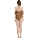 Aged Leather Halter Flowy Bikini Set  View2