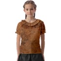 Aged Leather Kids  Frill Chiffon Blouse View1