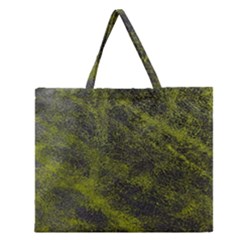 Cracked Leather 2a Zipper Large Tote Bag