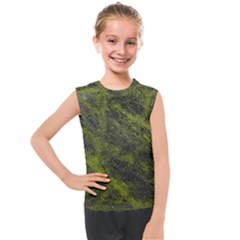 Cracked Leather 2a Kids  Mesh Tank Top