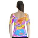 Sun Tea Butterfly Sleeve Cutout Tee  View2