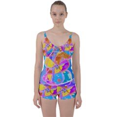 Sun Tea Tie Front Two Piece Tankini by kiernankallan