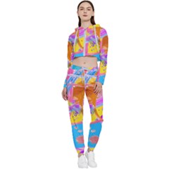 Sun Tea Cropped Zip Up Lounge Set by kiernankallan