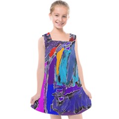 Waterfalls Kids  Cross Back Dress