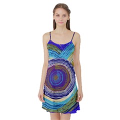 Swirls Satin Night Slip