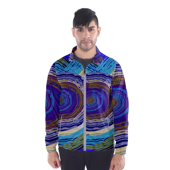 Swirls Men s Windbreaker