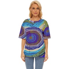 Swirls Oversized Basic Tee by kiernankallan