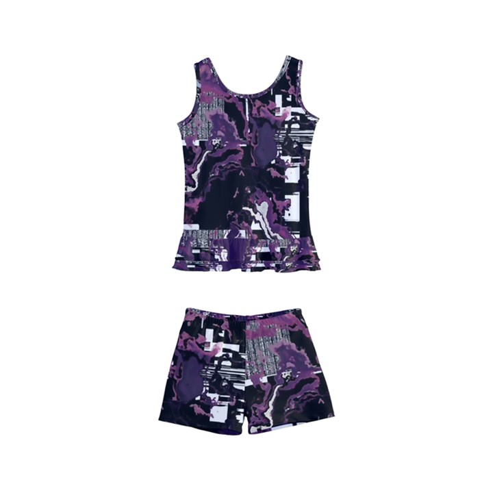 Pressure Points Kids  Boyleg Swimsuit