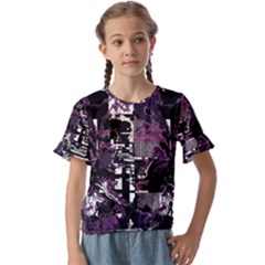 Pressure Points Kids  Cuff Sleeve Scrunch Bottom Tee