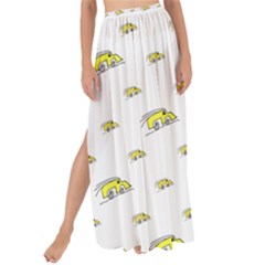 Cartoon Funny Weird Car Motif Pattern Maxi Chiffon Tie-up Sarong by dflcprintsclothing