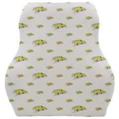 Cartoon Funny Weird Car Motif Pattern Car Seat Velour Cushion  by dflcprintsclothing