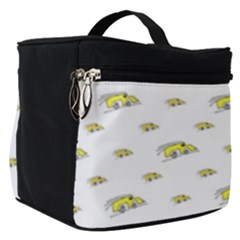 Cartoon Funny Weird Car Motif Pattern Make Up Travel Bag (small) by dflcprintsclothing