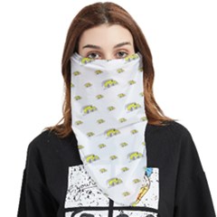 Cartoon Funny Weird Car Motif Pattern Face Covering Bandana (triangle) by dflcprintsclothing