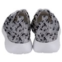 8 bit newspaper pattern, gazette collage black and white Women s Lightweight Sports Shoes View4