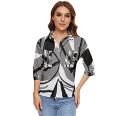  Women s Quarter Sleeve Pocket Shirt