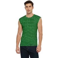 Crocodile Leather Green Men s Raglan Cap Sleeve Tee by skindeep