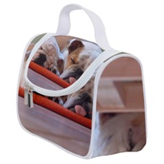 2 Sleeping Bulldogs Satchel Handbag by SomethingForEveryone